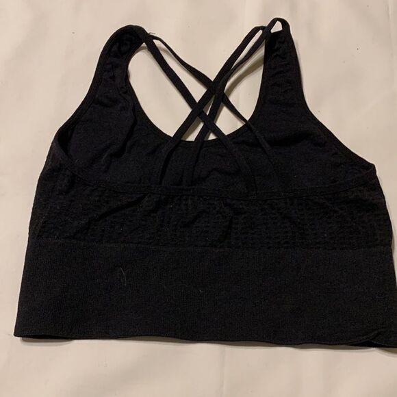 Skinny Girl size medium black sports bra/bralette - Picture 2 of 5